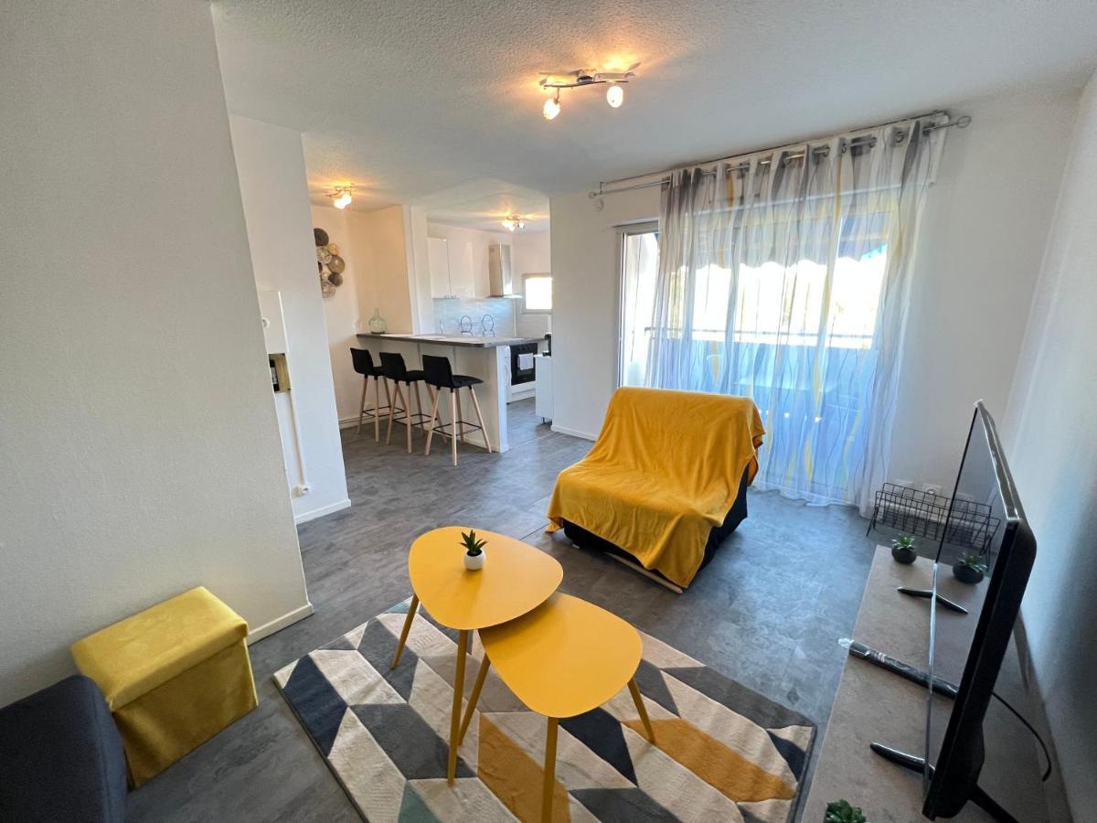 Superbe Studio En Residence Proche De La Mer Cagnes-sur-Mer Exteriör bild